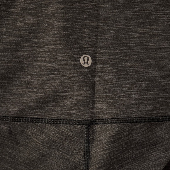 High-Waisted Grey Lululemon Leggings - Picture 3 of 3